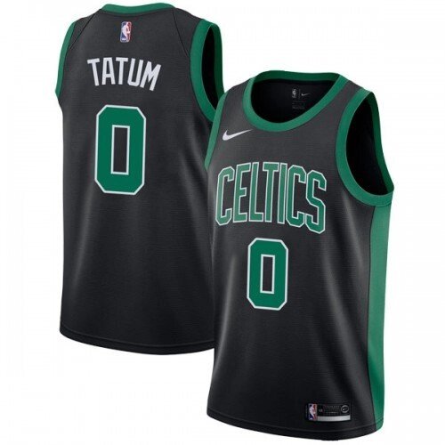 Баскетбольна форма Nike NBA Boston Celtics №0 Jason Tatum чорна від компанії Basket Family - фото 1