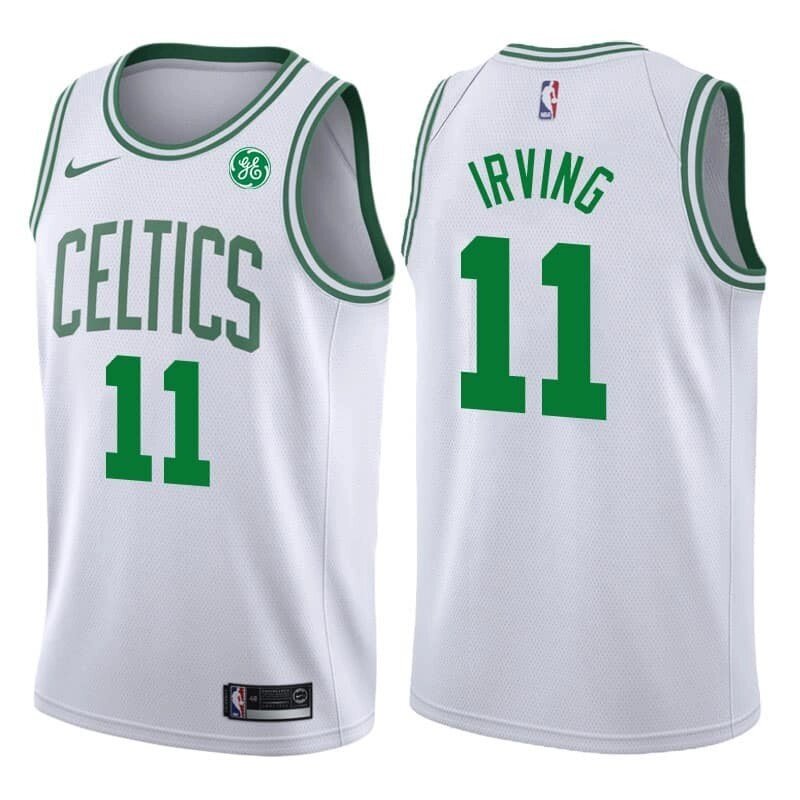 Баскетбольна форма Nike NBA Boston Celtics №11 Kyrie Irving біла від компанії Basket Family - фото 1