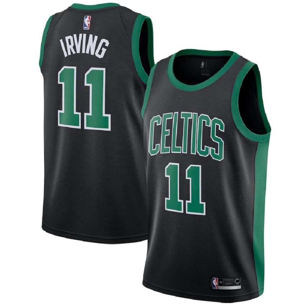 Баскетбольна форма Nike NBA Boston Celtics №11 Kyrie Irving чорна від компанії Basket Family - фото 1