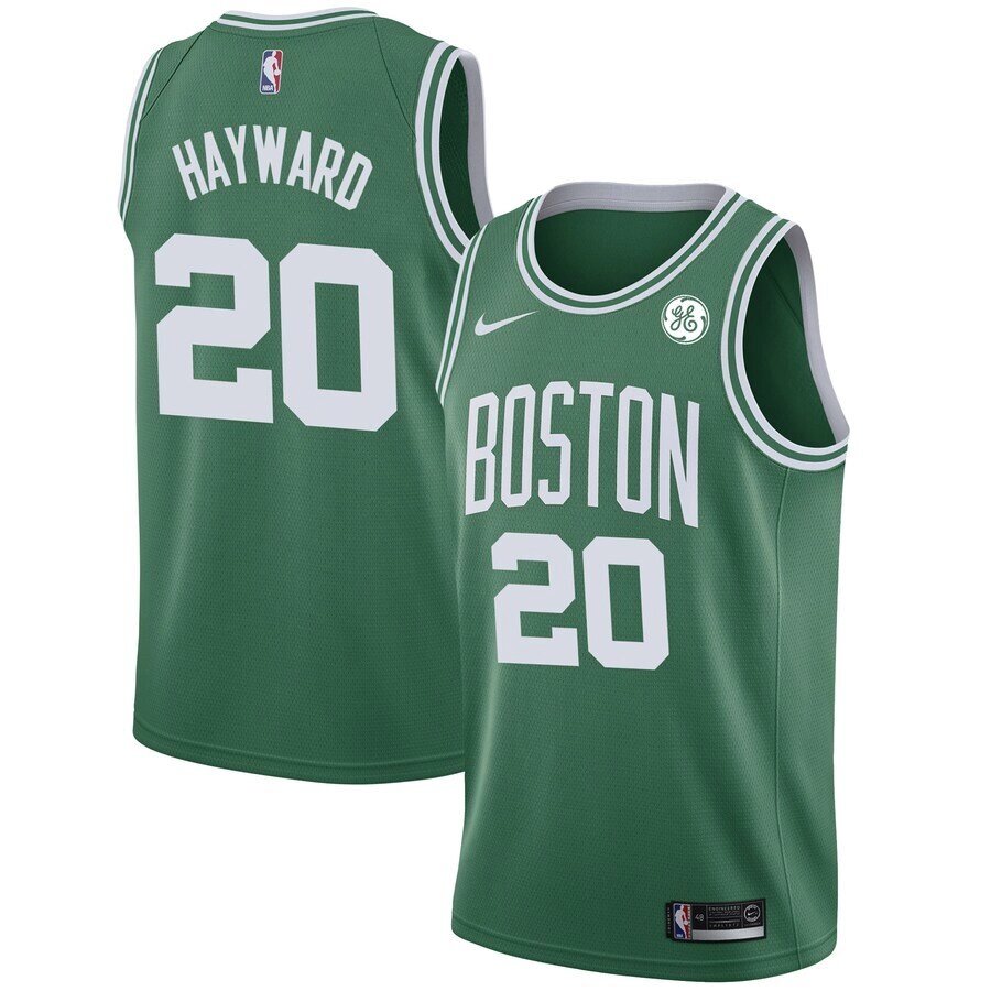 Баскетбольна форма Nike NBA Boston Celtics №20 Gordon Hayward зелена від компанії Basket Family - фото 1