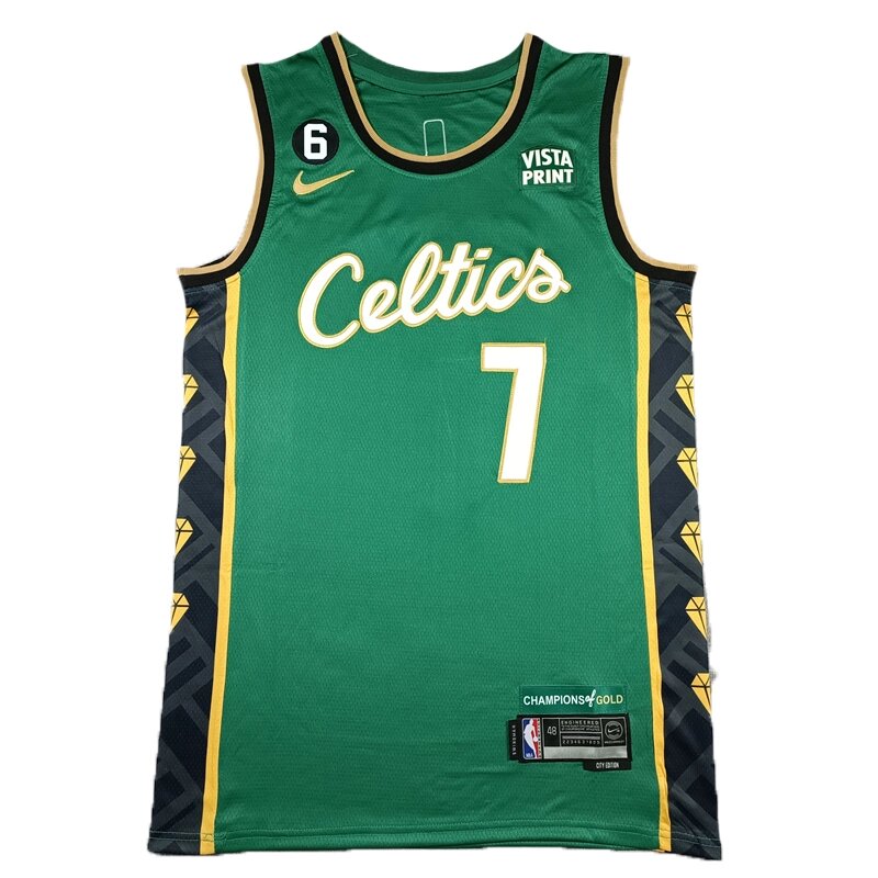 Баскетбольна форма Nike NBA Boston Celtics №7 Jaylen Brown Green від компанії Basket Family - фото 1