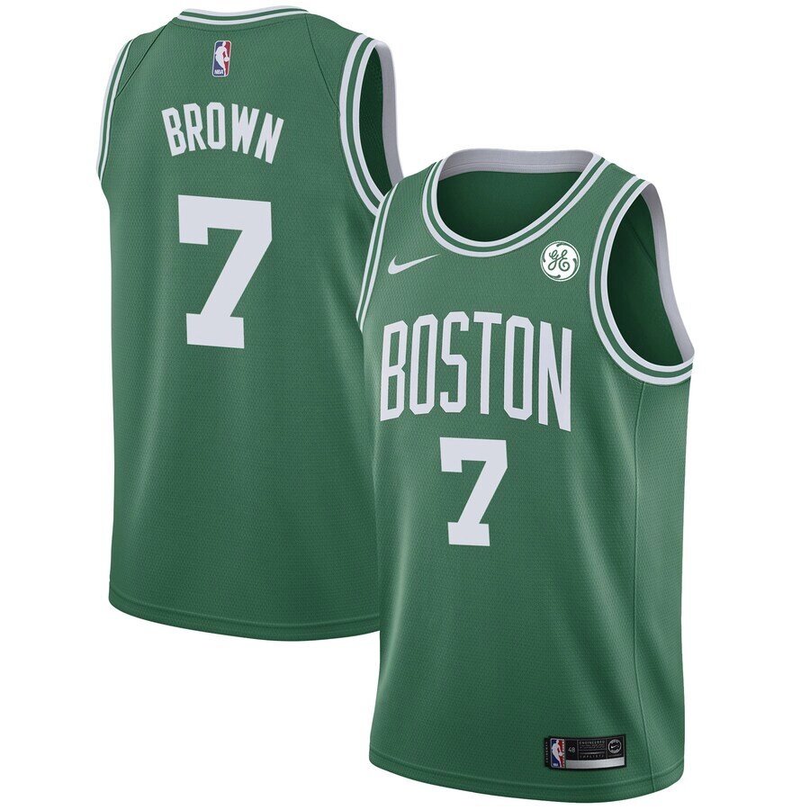 Баскетбольна форма Nike NBA Boston Celtics №7 Jaylen Brown зелена від компанії Basket Family - фото 1