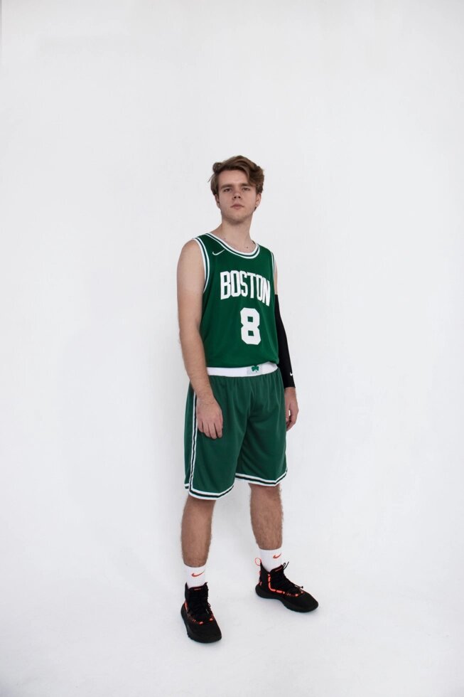 Баскетбольна форма Nike NBA Boston Celtics №8 Kemba Walker зелена від компанії Basket Family - фото 1