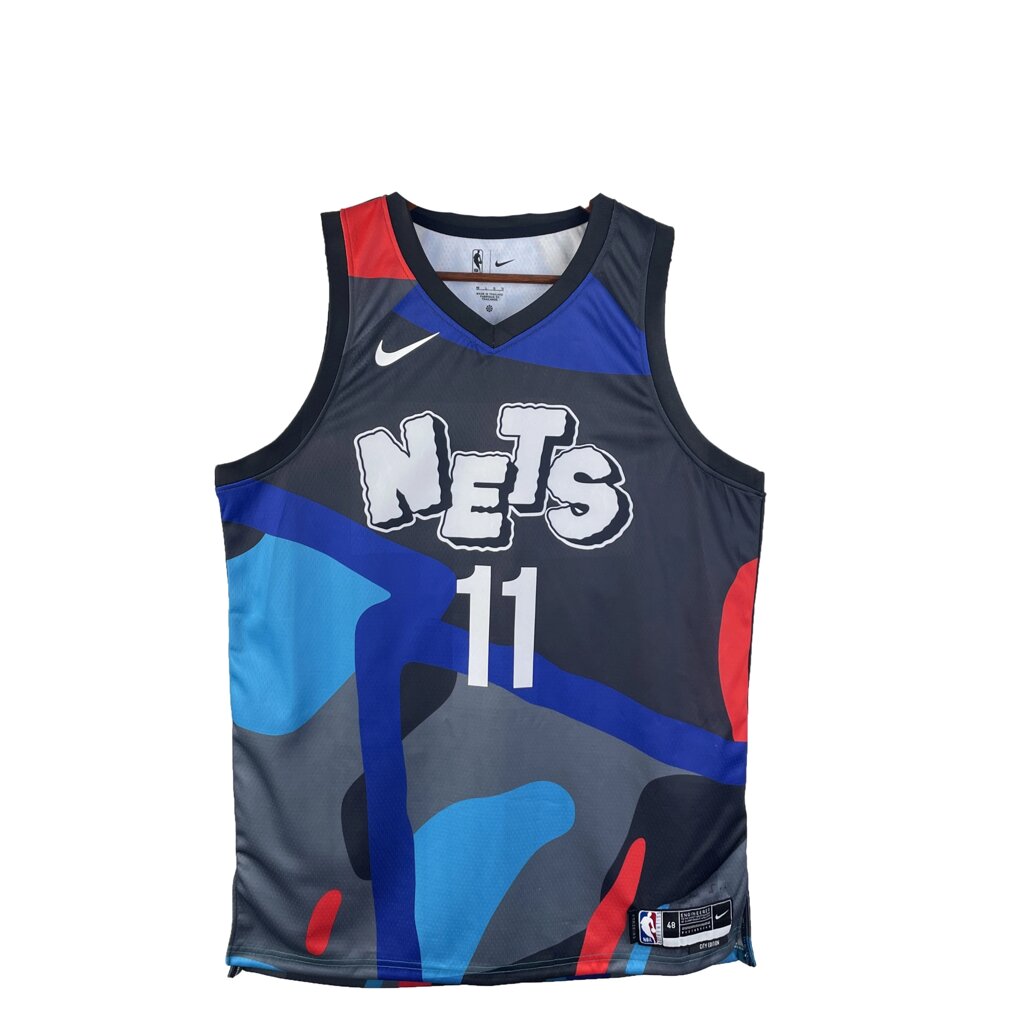 Баскетбольна форма Nike NBA Brooklyn Nets №11 Kyrie Irving Grey Print від компанії Basket Family - фото 1
