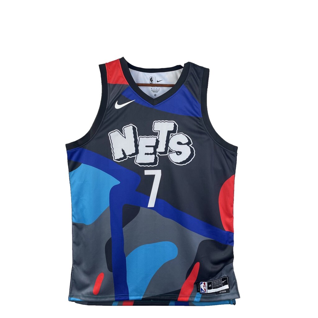 Баскетбольна форма Nike NBA Brooklyn Nets №7 Kevin Durant Grey Print від компанії Basket Family - фото 1