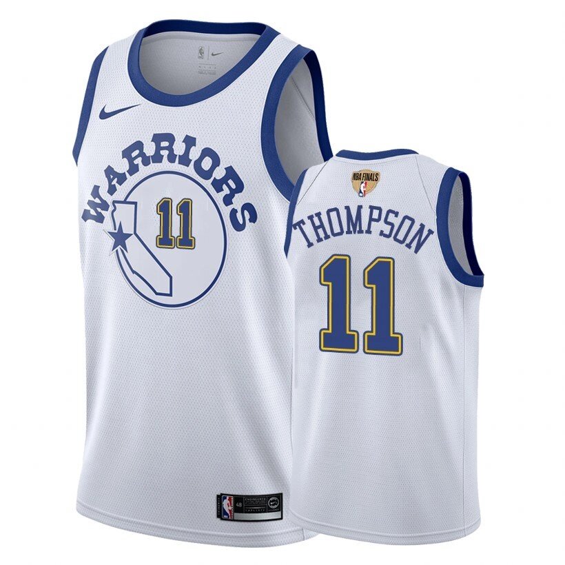 Баскетбольна форма Nike NBA Golden State Warriors №11 Klay Thompson ретро біла від компанії Basket Family - фото 1