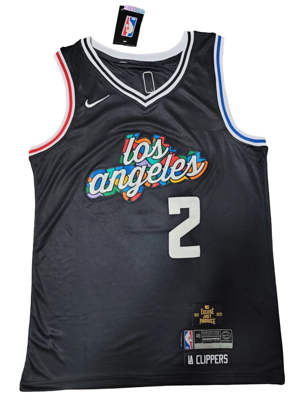 Баскетбольна форма Nike NBA Los Angeles Clippers №2 Kawhi Leonard Black від компанії Basket Family - фото 1