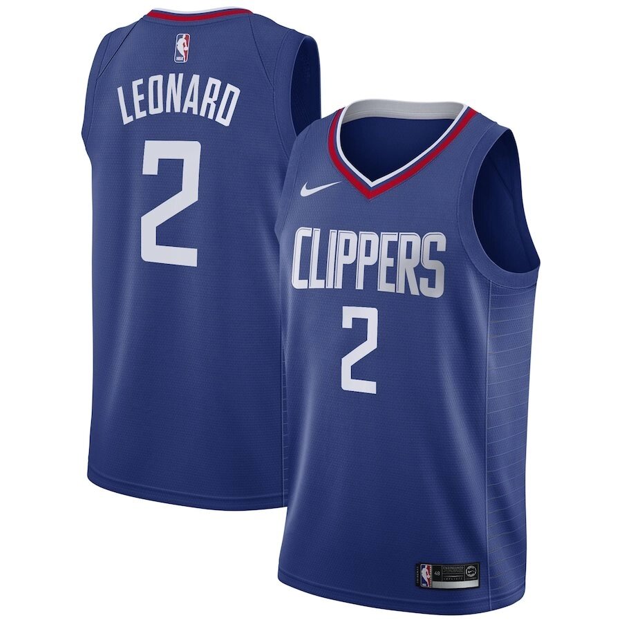 Баскетбольна форма Nike NBA Los Angeles Clippers №2 Kawhi Leonard Blue від компанії Basket Family - фото 1