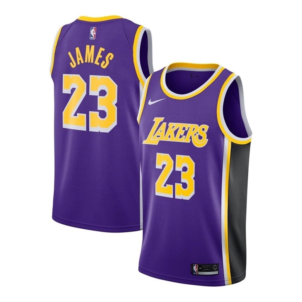 Баскетбольна форма Nike NBA Los Angeles Lakers №23 Lebron James Purple від компанії Basket Family - фото 1