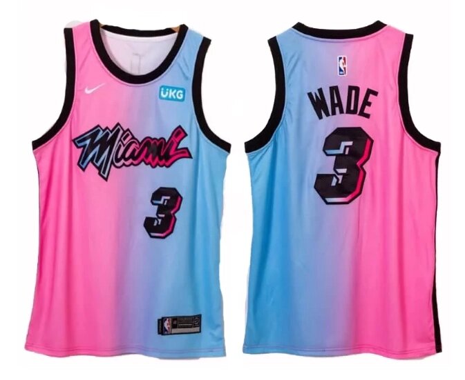 Баскетбольна форма Nike NBA Miami Heat №3 Dwyane Wade від компанії Basket Family - фото 1