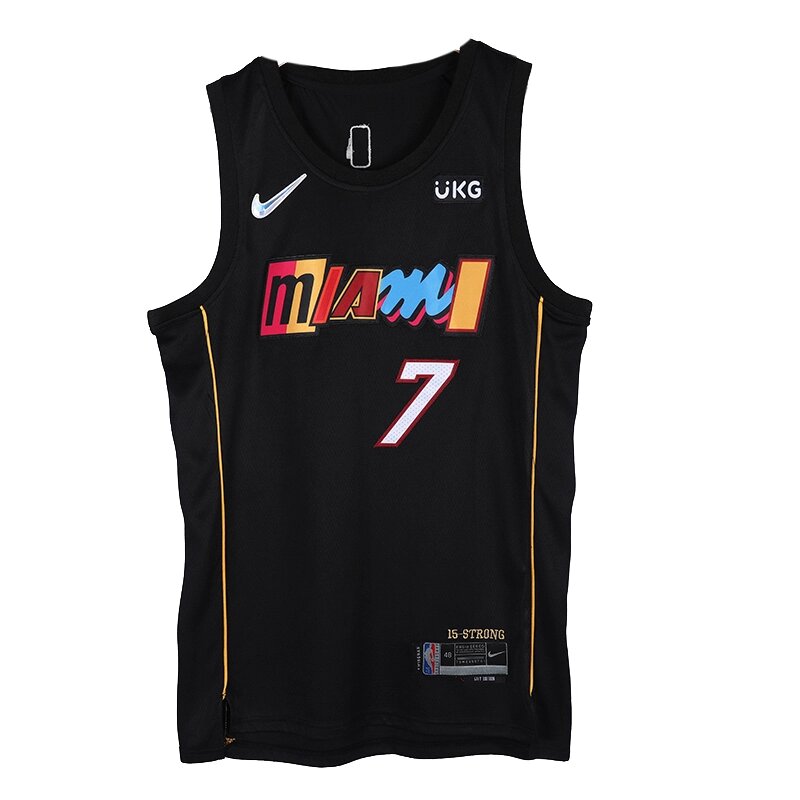Баскетбольна форма Nike NBA Miami Heat №7 Kyle Lowry black від компанії Basket Family - фото 1
