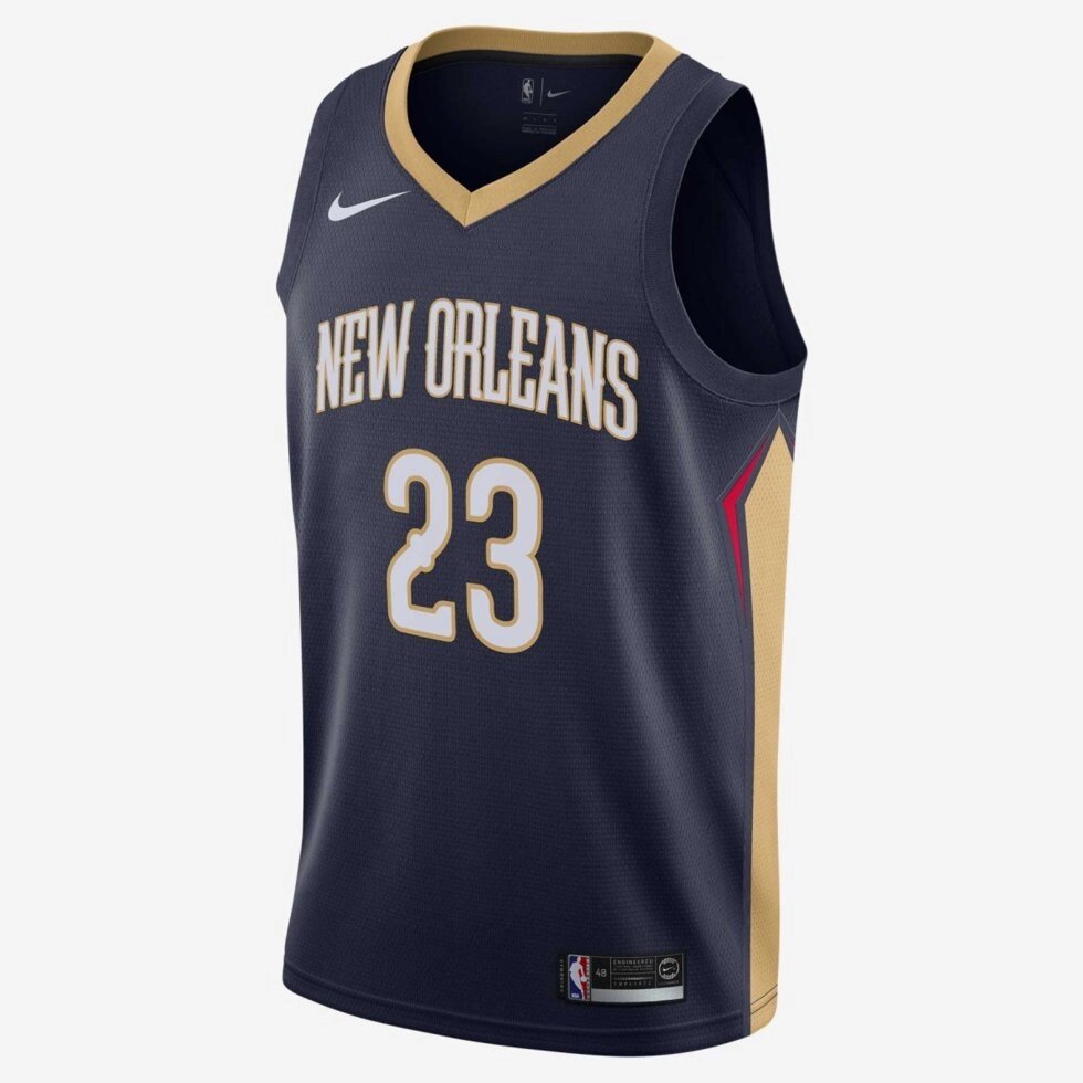 Баскетбольна форма Nike NBA New Orleans Pelicans № 23 Anthony Davis синя від компанії Basket Family - фото 1