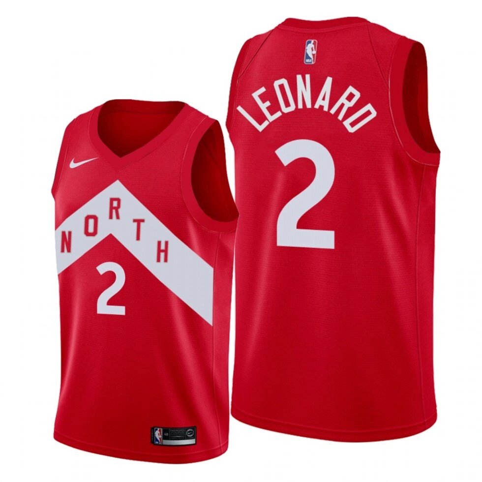 Баскетбольна форма Nike NBA Toronto Raptros №2 Kawhi Leonard red від компанії Basket Family - фото 1