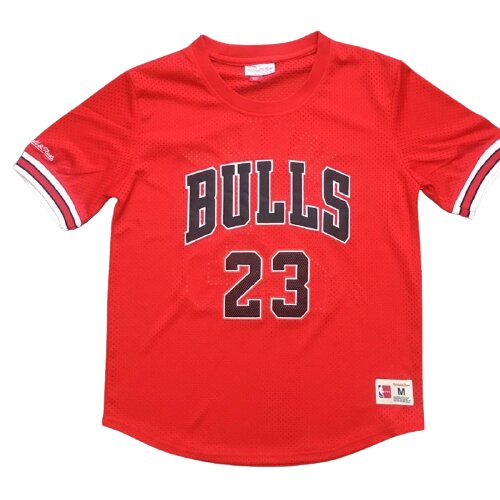 Баскетбольна футболка New Collection Hardwood Classics Chicago Bulls NBA Michael Jordan №23 red від компанії Basket Family - фото 1