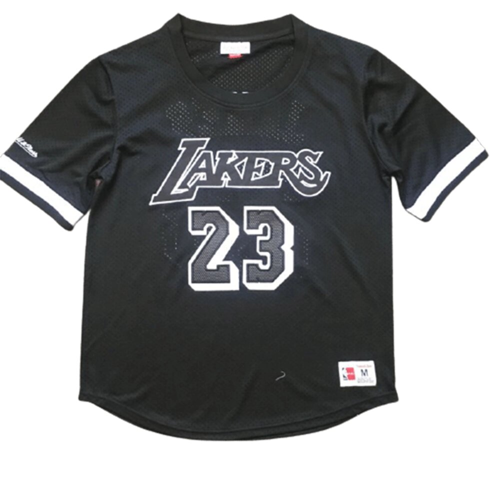 Баскетбольна футболка New Collection Hardwood Classics NBA LeBron James №23 black від компанії Basket Family - фото 1