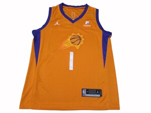 Баскетбольна джерсі 2021 Jordan NBA Phoenix Suns №1 Devin Booker yellow