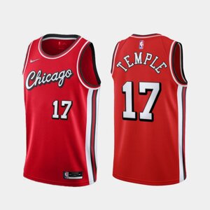 Баскетбольна джерсі 2021 Nike NBA Chicago Bulls №17 Garrett Temple City Edition print