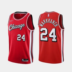 Баскетбольна джерсі 2021 Nike NBA Chicago Bulls №24 Lauri Markkanen City Edition print