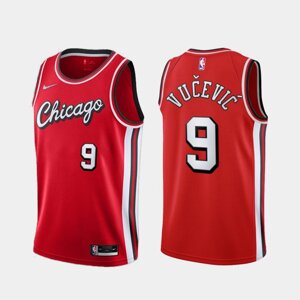 Баскетбольна джерсі 2021 Nike NBA Chicago Bulls №9 Nikola Vucevic City Edition print