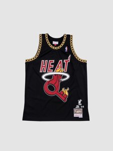 Баскетбольна джерсі дві тисячі двадцять одна Nike NBA Miami Heat №1 Another black