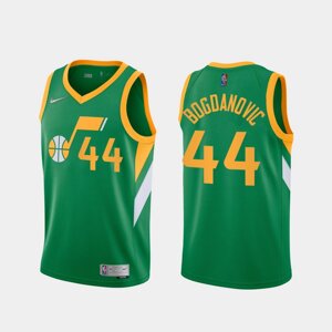 Баскетбольна джерсі 2021 Nike NBA Utah Jazz №44 Bojan Bogdanovic City Edition Green Print