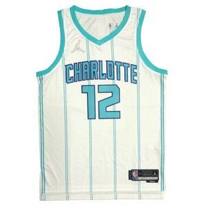 Баскетбольна джерсі 2021 Jordan NBA Charlotte Hornets №12 Kelly Oubre Jr. White Print