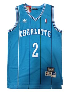 Баскетбольна джерсі Adidas 2021 NBA Charlotte Hornets №2 Larry Johnson Blue