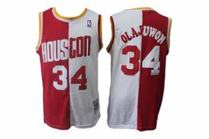 Баскетбольна джерсі Houston Rockets №34 Hakeem Olajuwon red