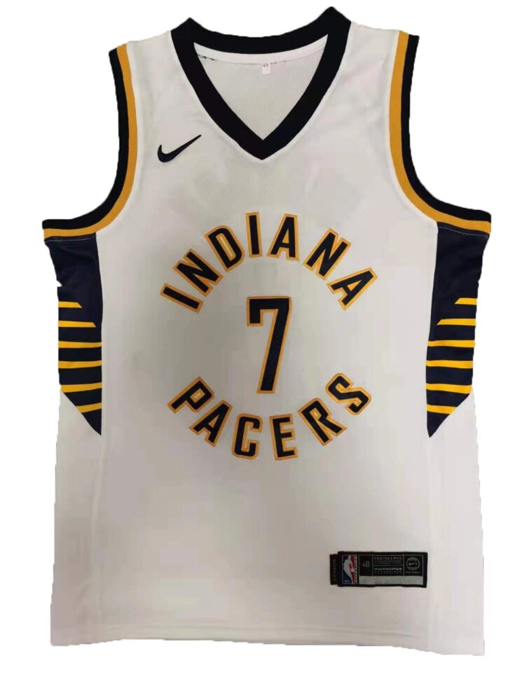 Баскетбольная джерси Indiana Pacers №11 Domantas Sabonis White від компанії Basket Family - фото 1