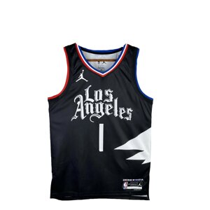 Баскетбольна джерсі Jordan NBA Los Angeles Clippers №1 James Harden Black Print