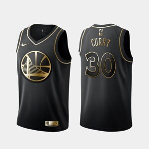 Баскетбольна джерсі NBA 2021 Golden State Warriors Nike №30 Steph Curry Black-Gold