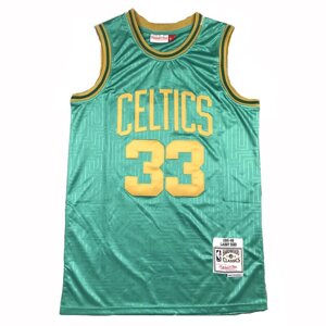 Баскетбольна джерсі NBA Boston Celtics №33 Larry Bird бірюзова