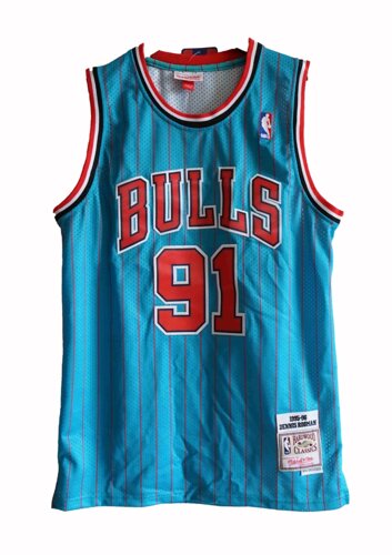 〜CHICAGO BULLS RODMAN 91〜 Chicago Bulls Rodman #91 Men's Mitchell Ness Big & Tall