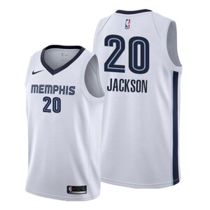 Баскетбольна джерсі NBA Memphis Grizzlies №20 Jaren Jackson Jr біла print