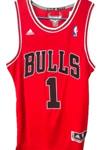 Баскетбольна джерсі New Collection Hardwood Classics NBA Derrick Rose №1 red