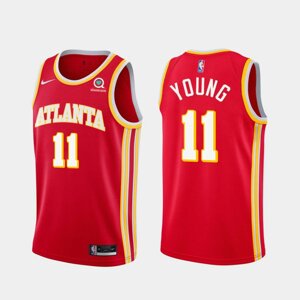 Баскетбольна джерсі Nike Atlanta Hawks №11 Trae Young red print