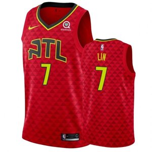 Баскетбольна джерсі Nike NBA Atlanta Hawks №7 Jeremy Lin print