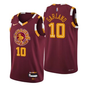 Баскетбольна джерси Nike NBA Cleveland Cavaliers №10 Darius Garland бордовий print