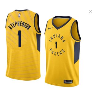 Баскетбольна джерсі Nike NBA Indiana Pacers №1 Lance Stephenson yellow print