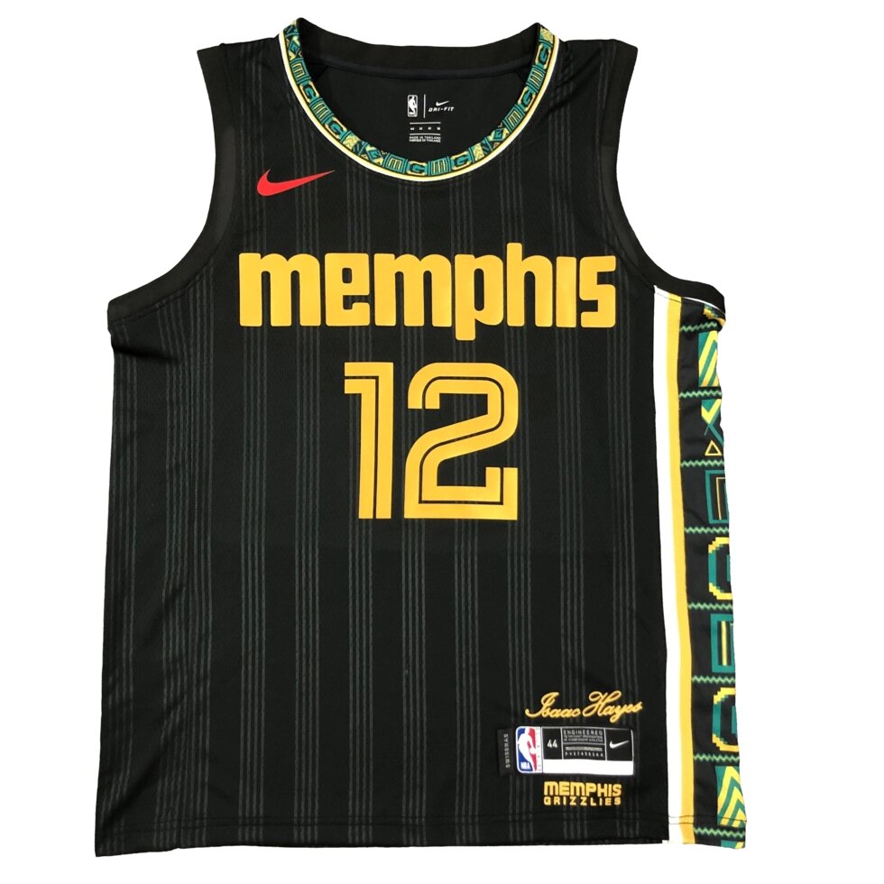 Баскетбольная джерси Nike NBA Memphis Grizzlies №12 Ja Morant Black Print від компанії Basket Family - фото 1
