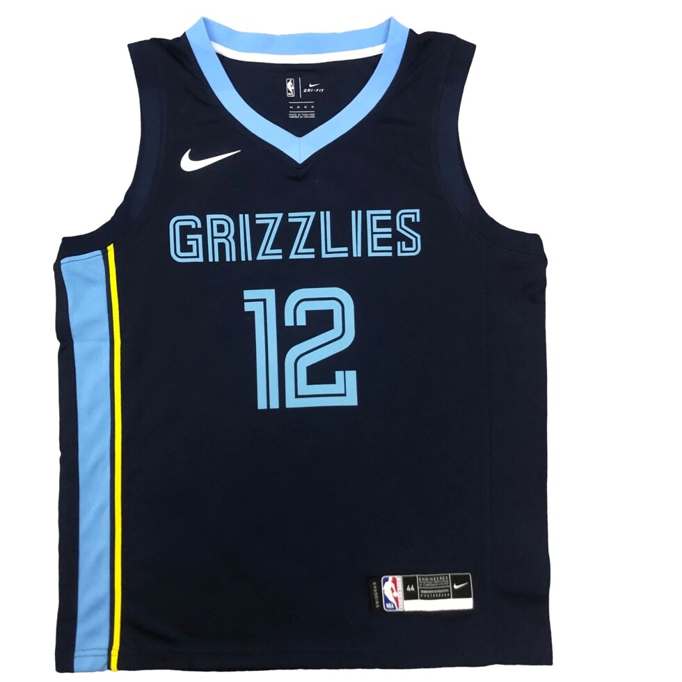 Баскетбольная джерси Nike NBA Memphis Grizzlies №12 Ja Morant Blue Print від компанії Basket Family - фото 1