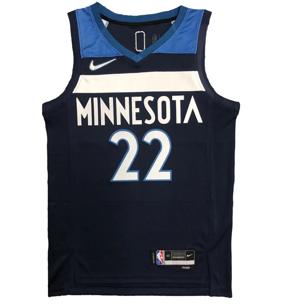 Баскетбольная джерси Nike NBA Minnesota Timberwolves №22 Andrew Wiggins Blue Print від компанії Basket Family - фото 1