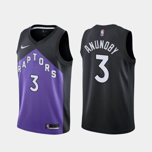 Баскетбольна джерсі Nike NBA Toronto Raptors №3 OG Anunoby Black Print