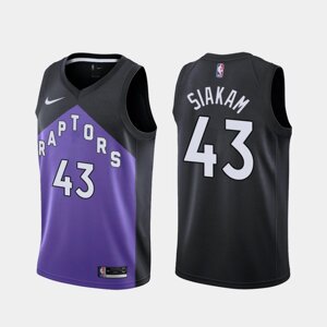 Баскетбольна джерсі Nike NBA Toronto Raptors №43 Pascal Siakam Black Print