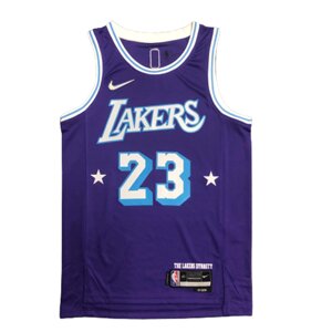 Баскетбольна форма NBA Los Angeles Lakers №23 Lebron James Purple print