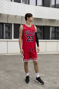 Баскетбольная форма Nike Chicago Bulls №23 Michael Jordan красная