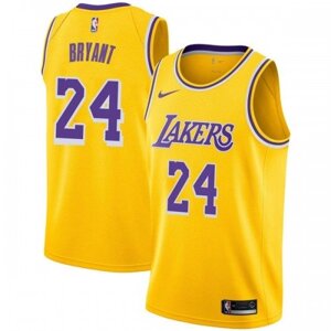 Баскетбольна форма Nike NBA Los Angeles Lakers №24 Kobe Bryant Yellow