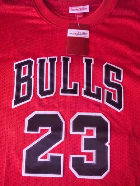 Баскетбольная футболка NBA Hardwood Classics Chicago Bulls №23
