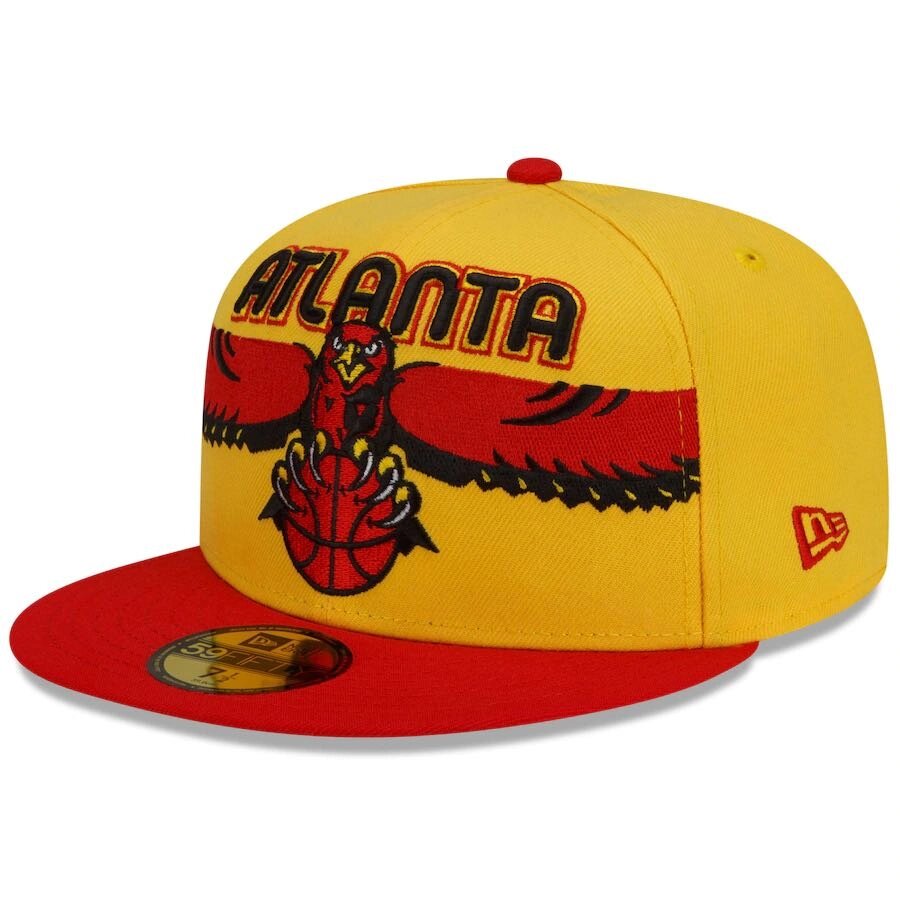 Баскетбольні снепбеки NBA Atlanta Hawks Yellow від компанії Basket Family - фото 1