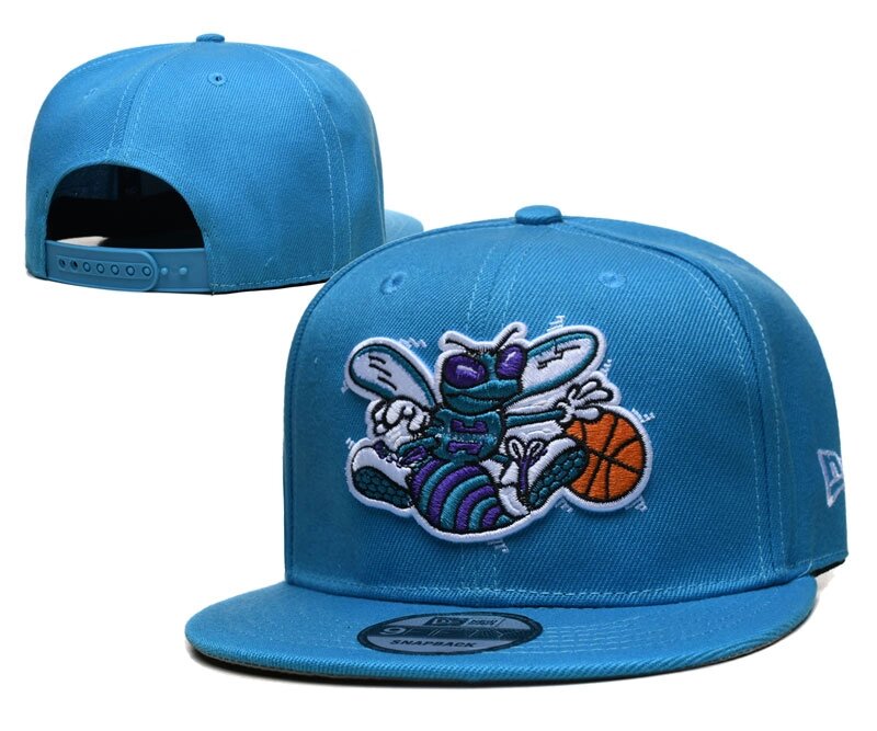 Баскетбольні снепбеки NBA Charlotte Hornets Blue від компанії Basket Family - фото 1